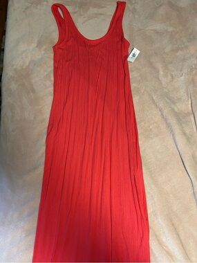 NWT Hot Pink Scoop Neck Maxi Dress - Old Navy